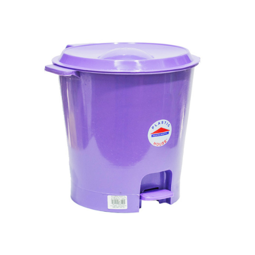 TACHO DE RESIDUOS PEDAL REDONDO 7 LITROS