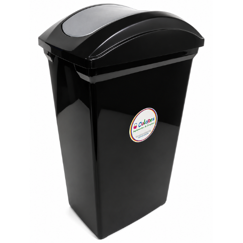 TACHO DE RESIDUOS VAIVEN RECTANGULAR 40 LTRS