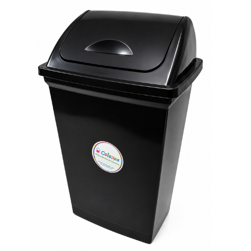 TACHO DE RESIDUOS VAIVEN RECTANGULAR 50 LTRS