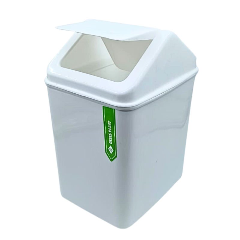 TACHO DE RESIDUOS VAIVEN CUADRADO 6 LITROS