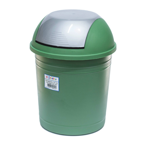 TACHO DE RESIDUOS VAIVEN REDONDO 12 LTRS